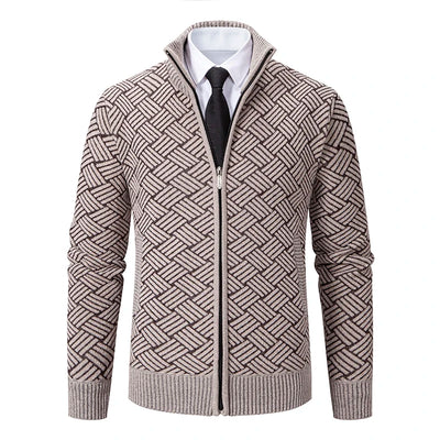 RoyalWeave Zip Cardigan