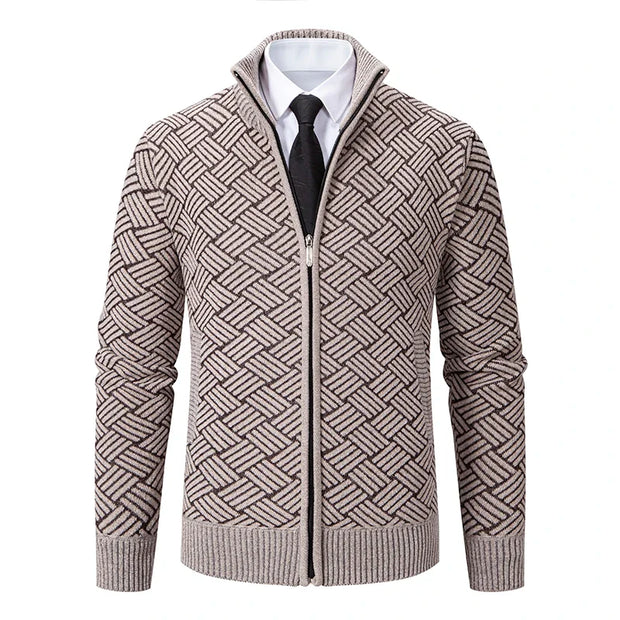 RoyalWeave Zip Cardigan