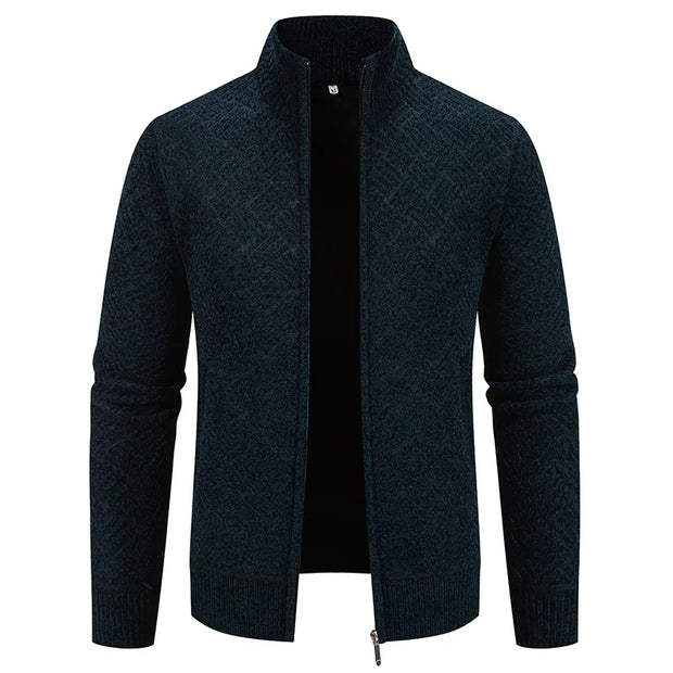RoyalWeave Zip Cardigan